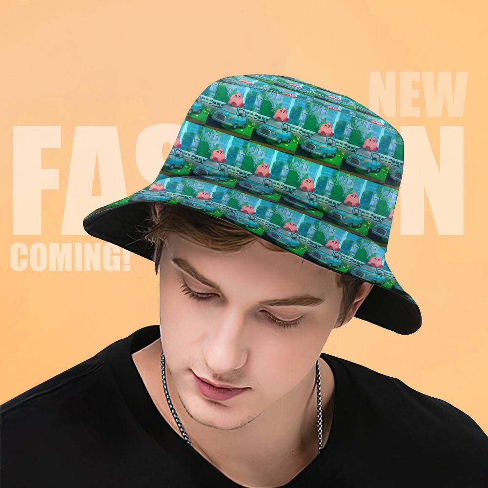 Kirby Fisherman Hat Unisex Fashion Bucket Hat