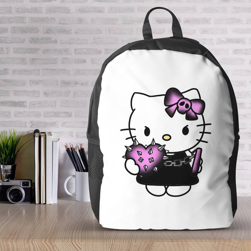 Black hello kitty online backpack