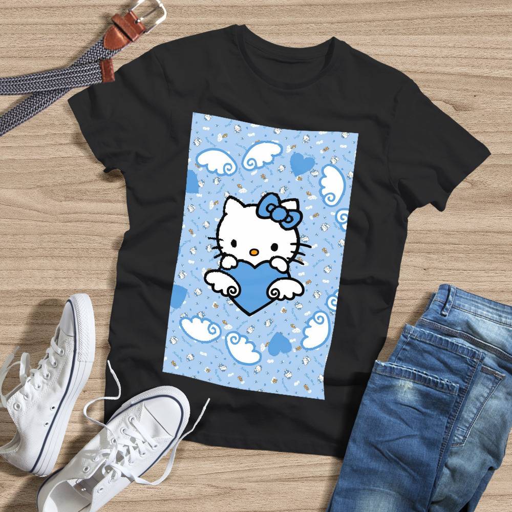 Panini Hello Kitty T-Shirt White/Pink Child Sanrio