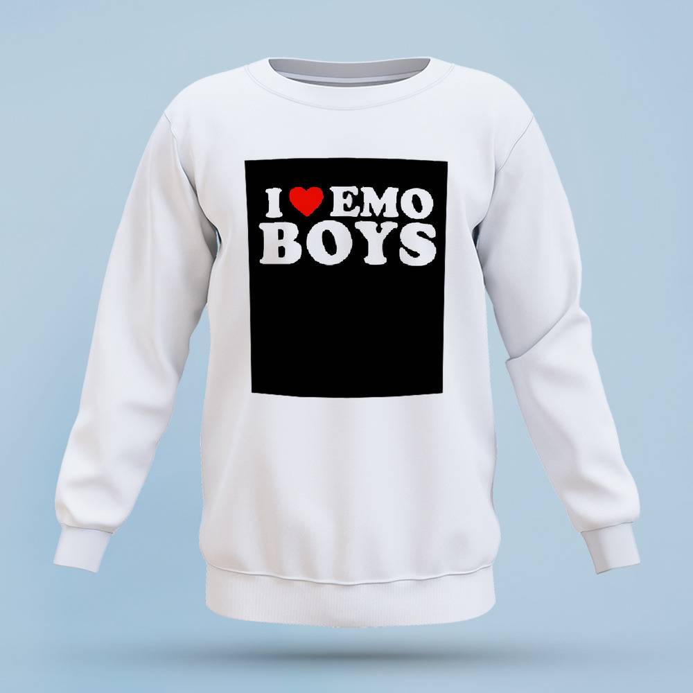 I Love Emo Boys I Heart Emo Boys Tshirt' Bucket Hat