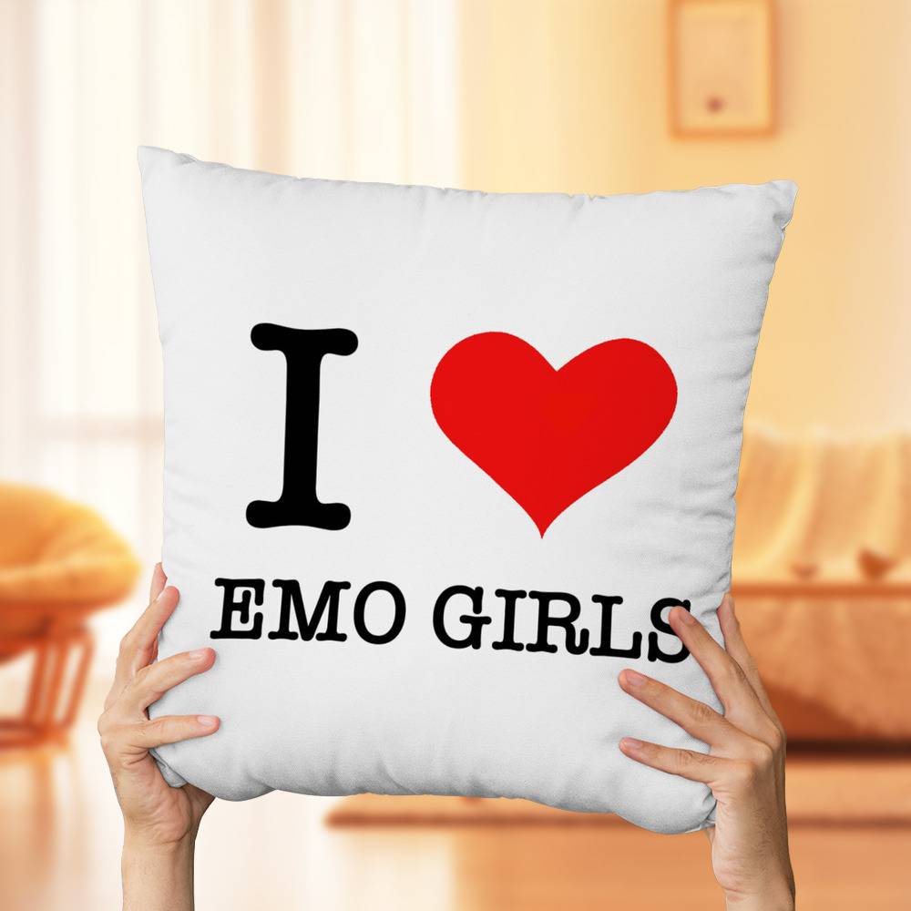 I Heart Emo Girls Tee I Love Emo Girls T-shirt I Heart 