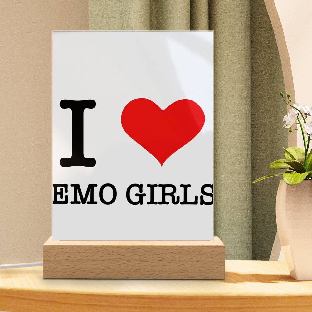 I love EMO Girls - Emo - Sticker